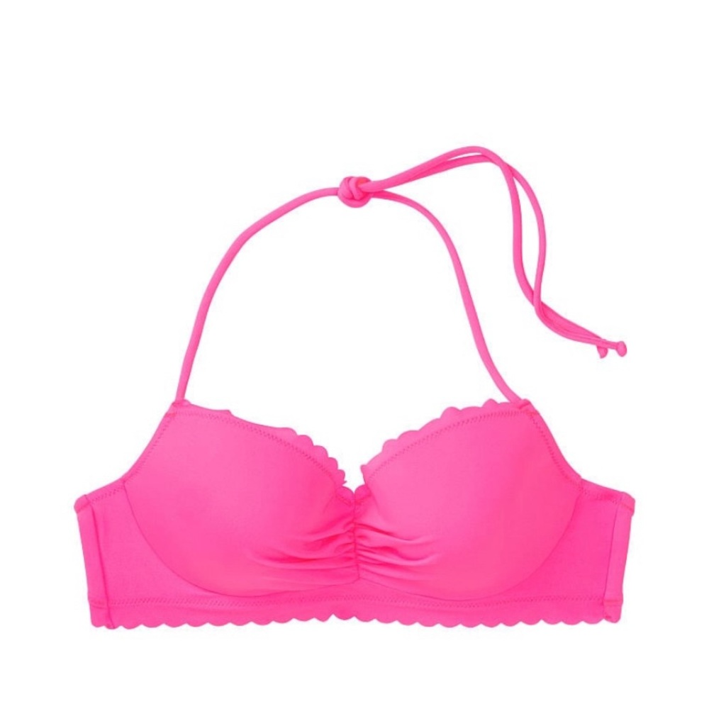 Zuma Sweetheart Demi Bikini Top-Pink